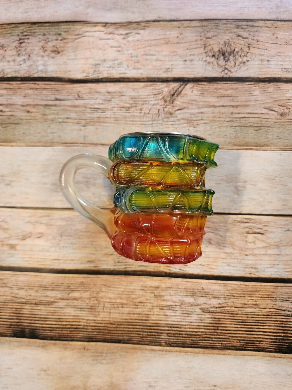 3D Stack of Books Mug
